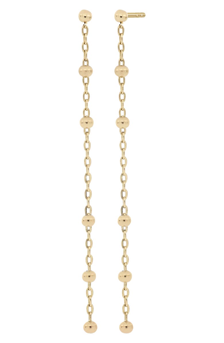 Bony Levy 14K Gold Beaded Drop Earrings, Main, color, 