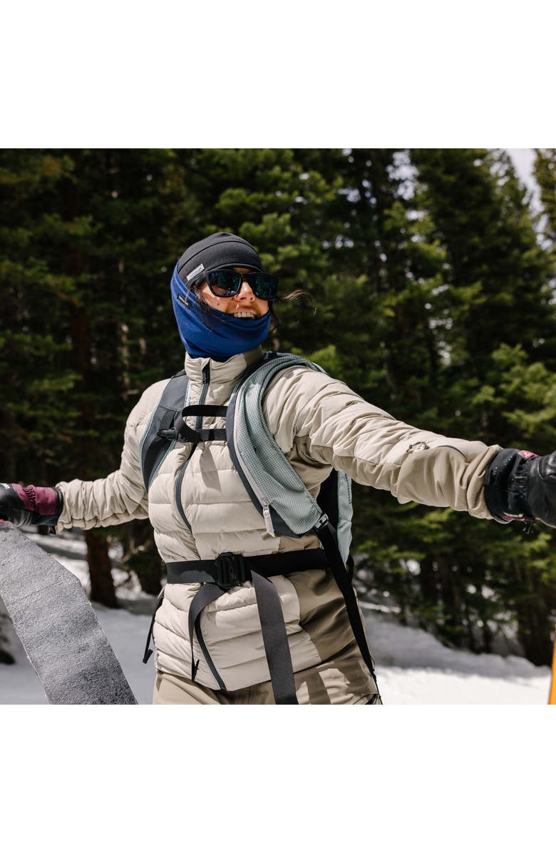 Turtle Fur Carefree Superfine Merino Wool Neck Gaiter, Alternate, color, Black