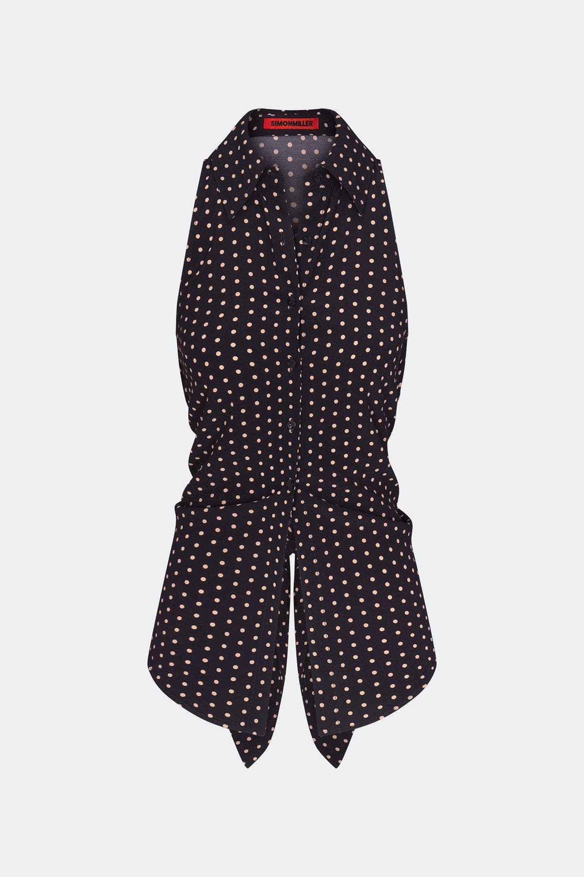 selected Black/Tan Polka Dot