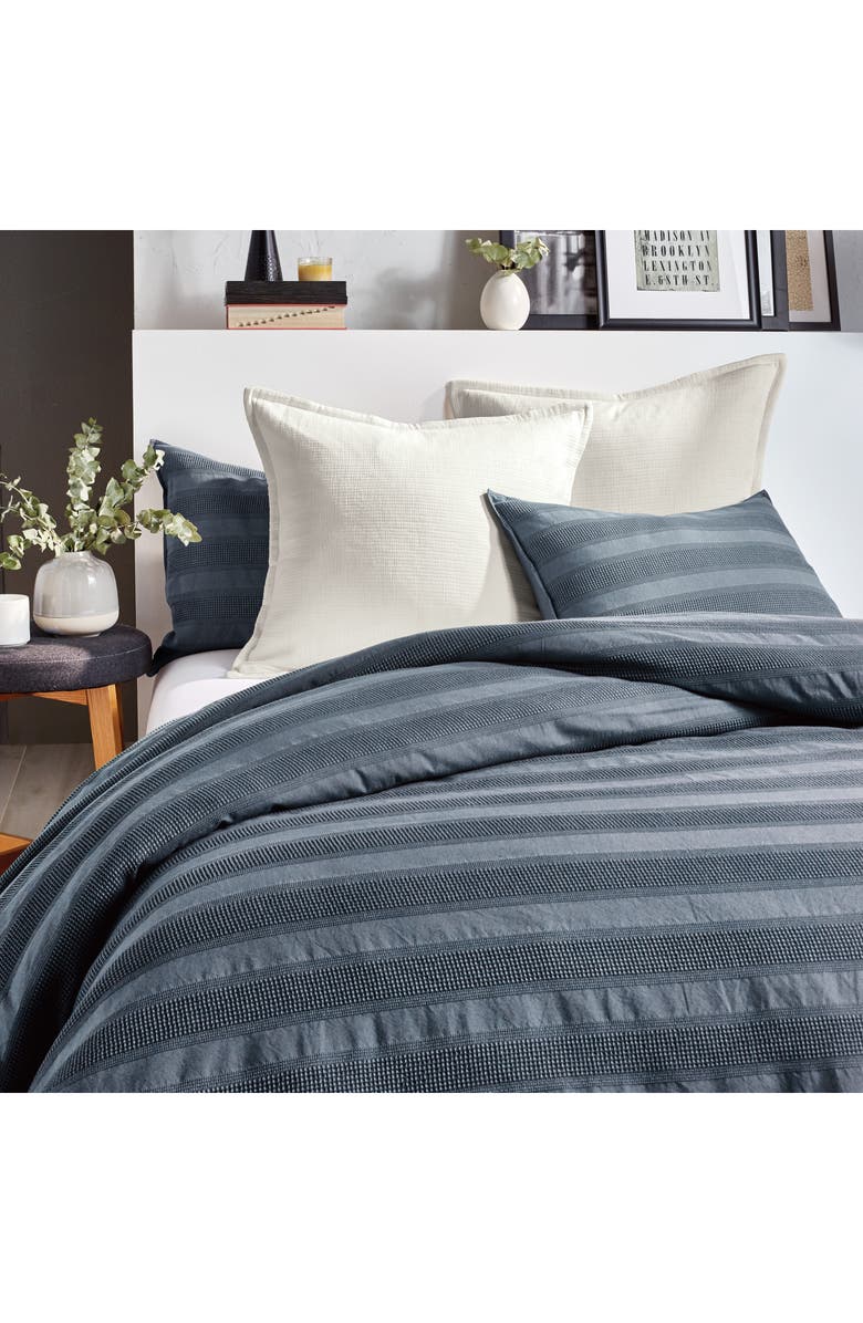 DKNY Avenue Stripe Duvet Cover & Shams Set, Alternate, color, 