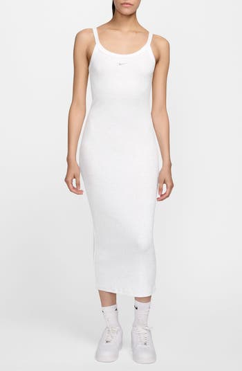Nike Sportswear Chill Knit Tight Rib Midi Dress | Nordstrom
