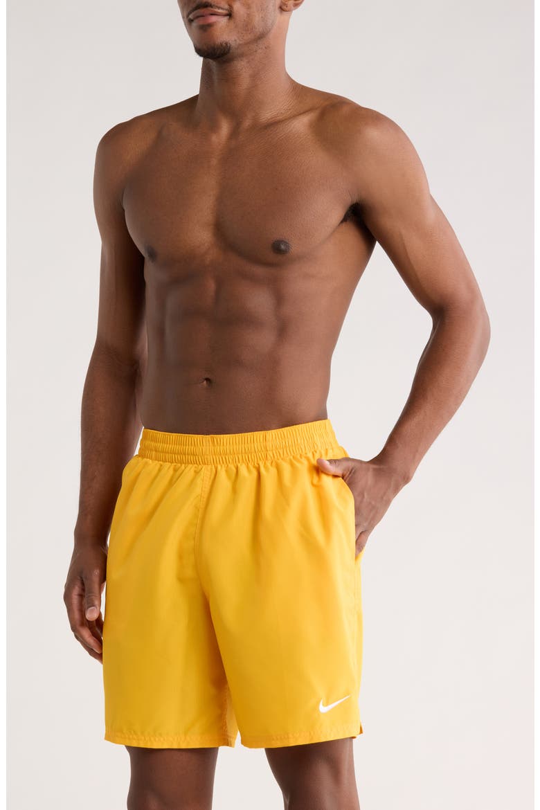 7-Inch Volley Swim Shorts, Main, color, UNIVERSITY GOLD