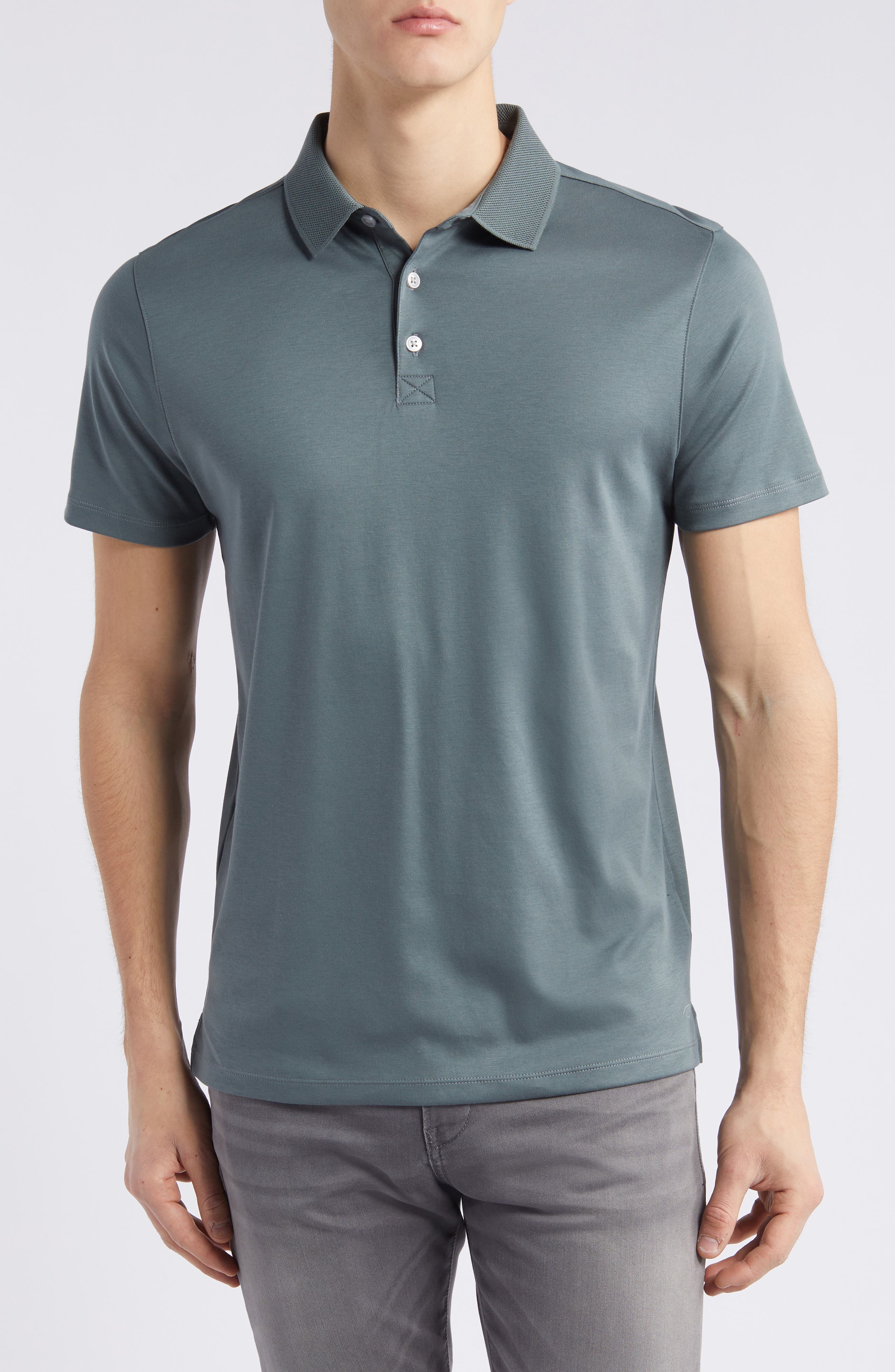 Robert Barakett Men's Georgia Pima Cotton Polo