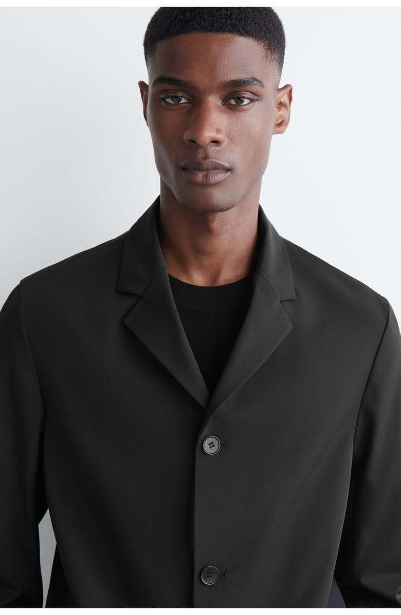 COS Slim Unstructured Tech-twill Blazer, Alternate, color, Black