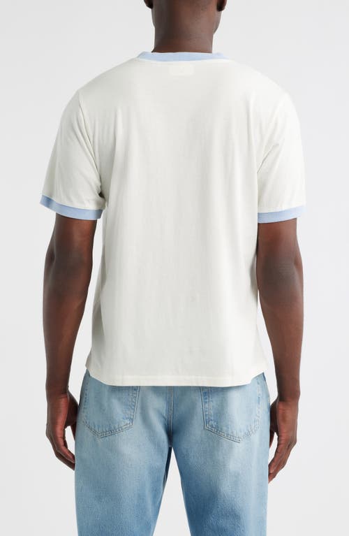 Elwood Pocket Ringer T-shirt In White