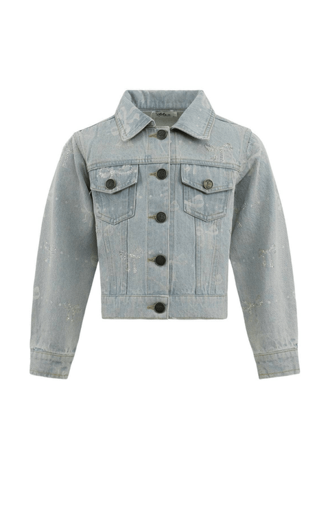 Sparkle Bows Denim Jacket