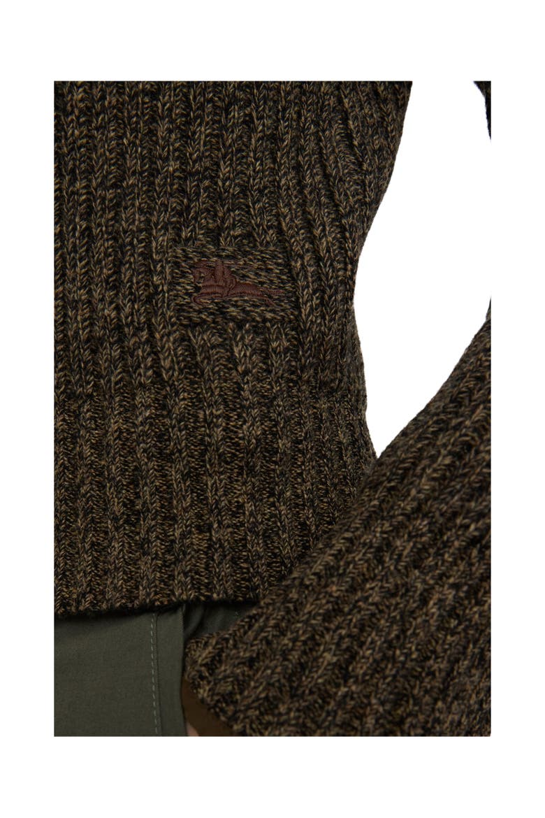 Wool Cashmere Sweater, Alternate, color, Juniper green