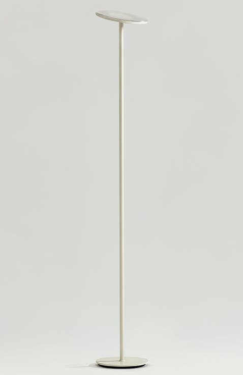 Sky 65" Modern LED Torchiere Floor Lamp with Adjustable Shade