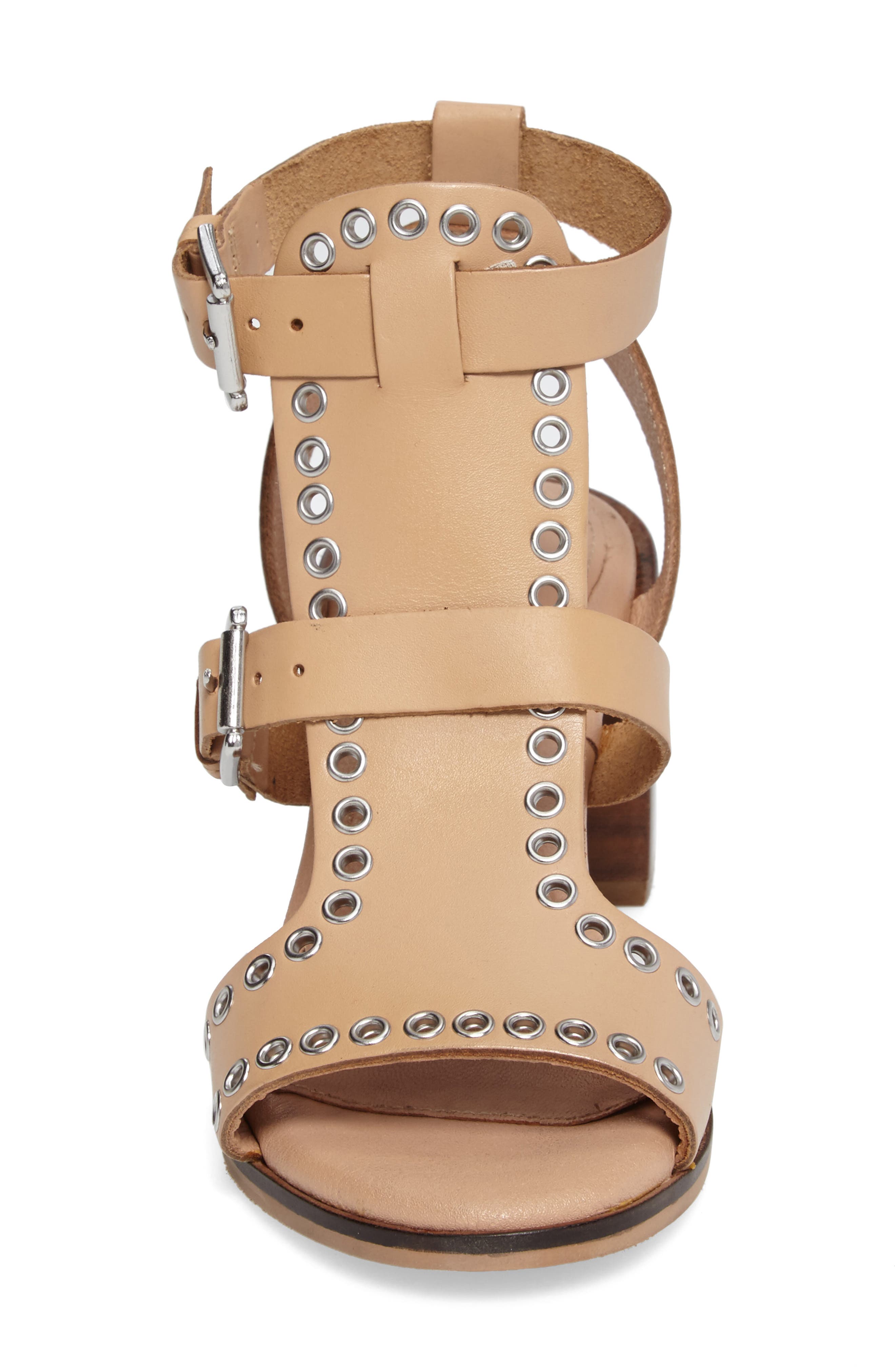 Vienna Grommet Sandal, Alternate, color, NUDE