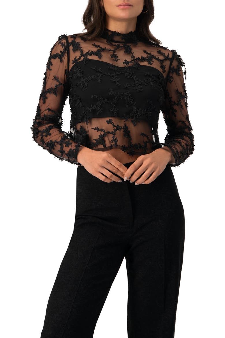 Textured Straight Blouse, Main, color, Black