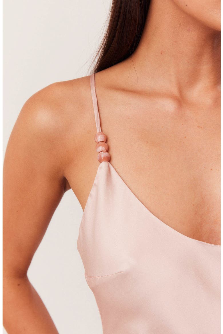 Amaya Ombré Satin Slipdress, Alternate, color, PEACH OMBRE