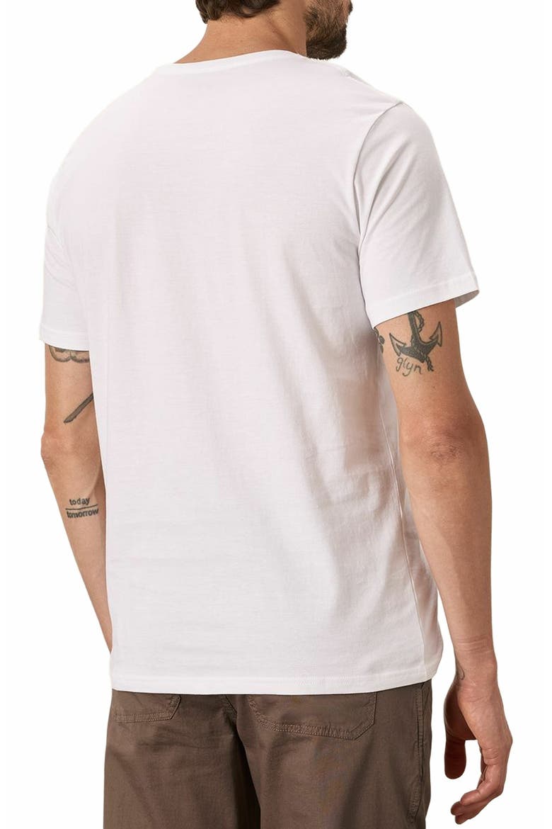 Organic Cotton Softspun Pocket Crew Tee, Alternate, color, White