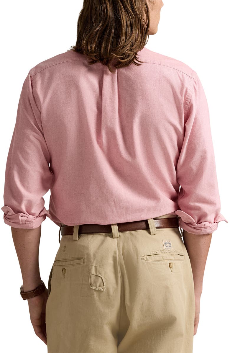 Polo Ralph Lauren The Iconic Oxford Button-Down Shirt, Alternate, color, New Brick