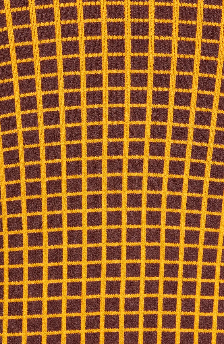 Simon Miller Chiz Check Jacquard Crop Cardigan, Alternate, color,