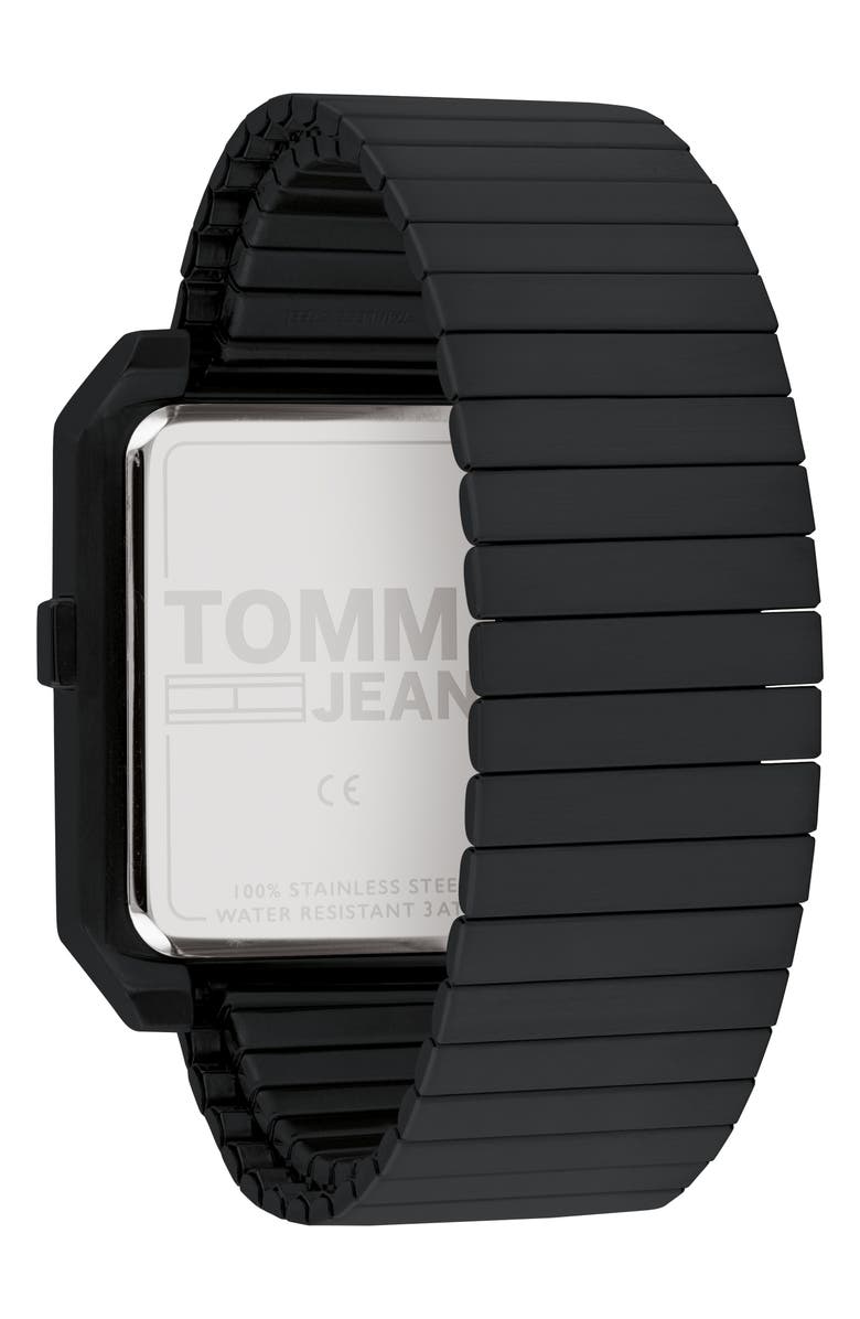 TOMMY JEANS Digital Stretch Bracelet Watch, 32.5mm x 42mm, Alternate, color, 