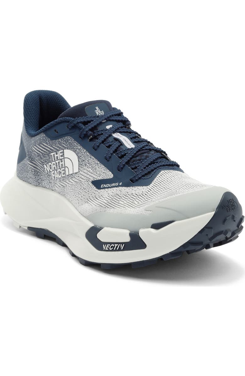 The North Face VECTIV<sup>™</sup> Enduris 4 Trail Running Shoe, Main, color, Glacier Gray/ Summit Navy