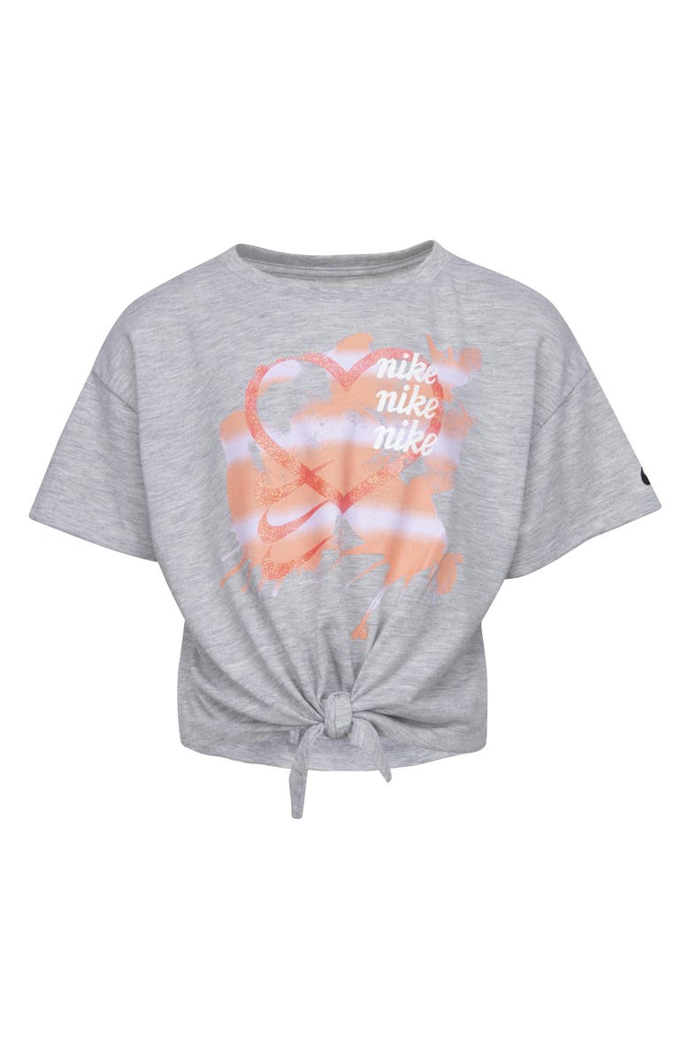 Nike Kids' Summer Daze Heart Knot Graphic T-Shirt, Main, color,