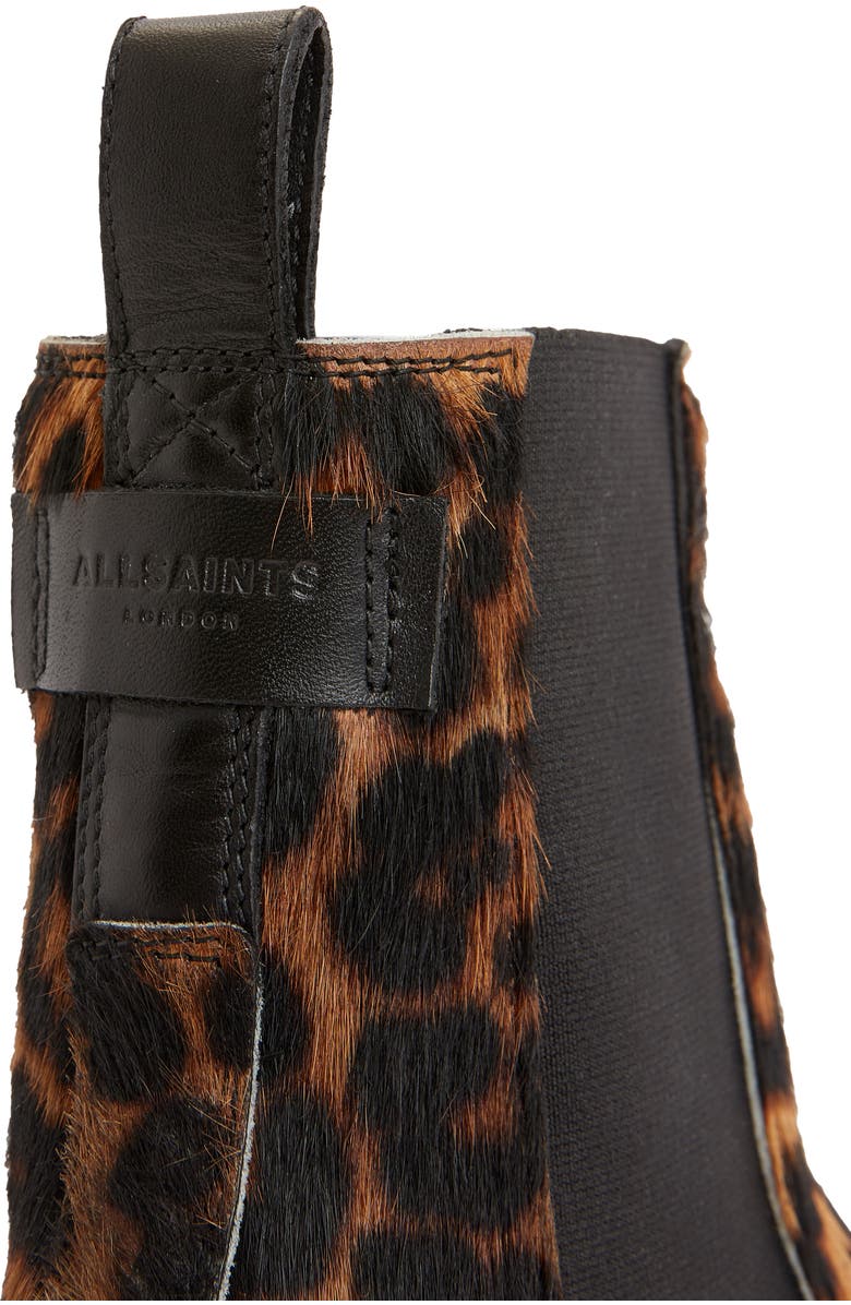 AllSaints Fox Genuine Calf Hair Chelsea Boot, Alternate, color,