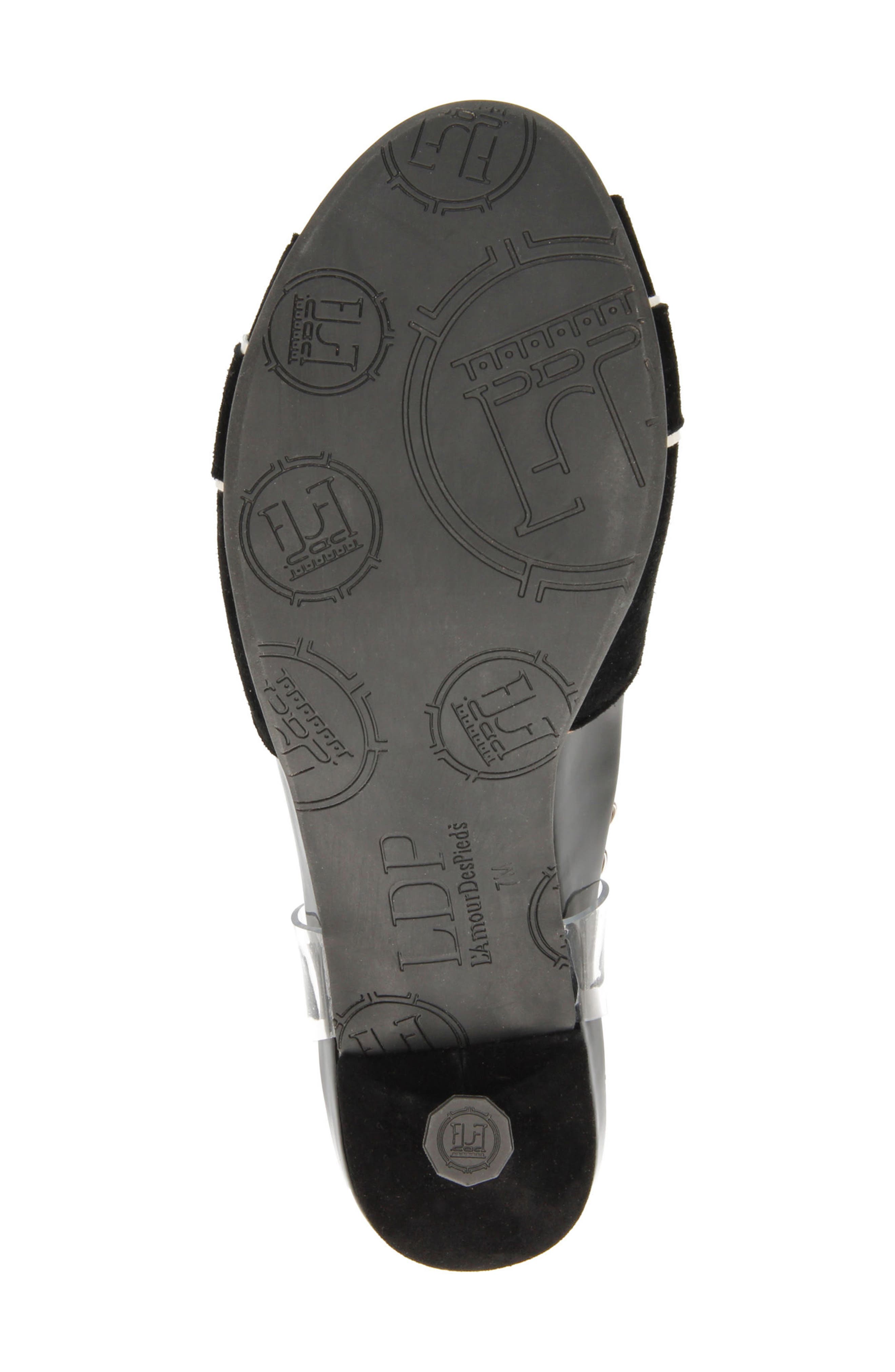 L'Amour des Pieds Lavantia Sandal, Alternate, color, Black/ White