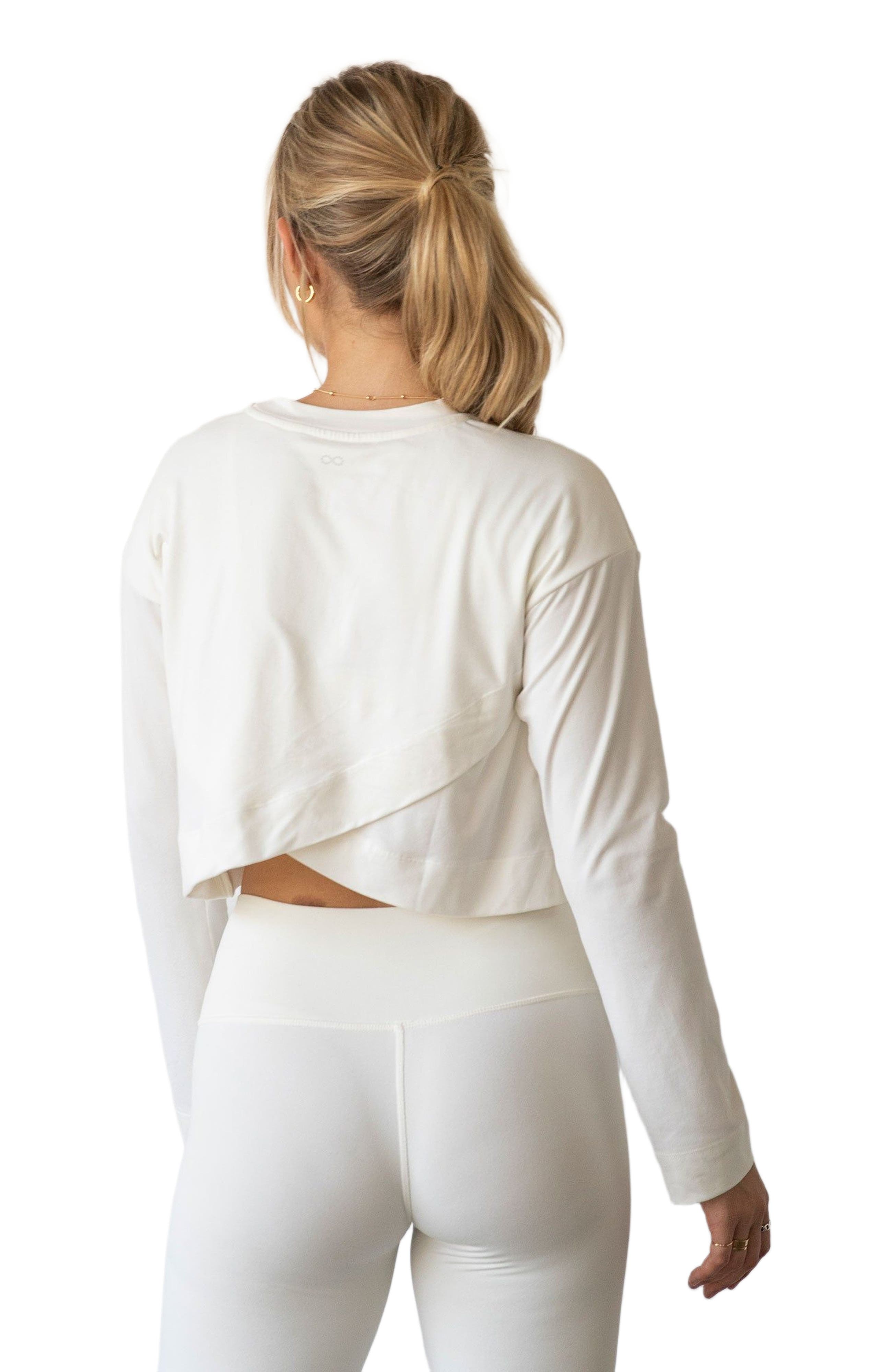 Go With The Flow Crop Long Sleeve Top - image 4