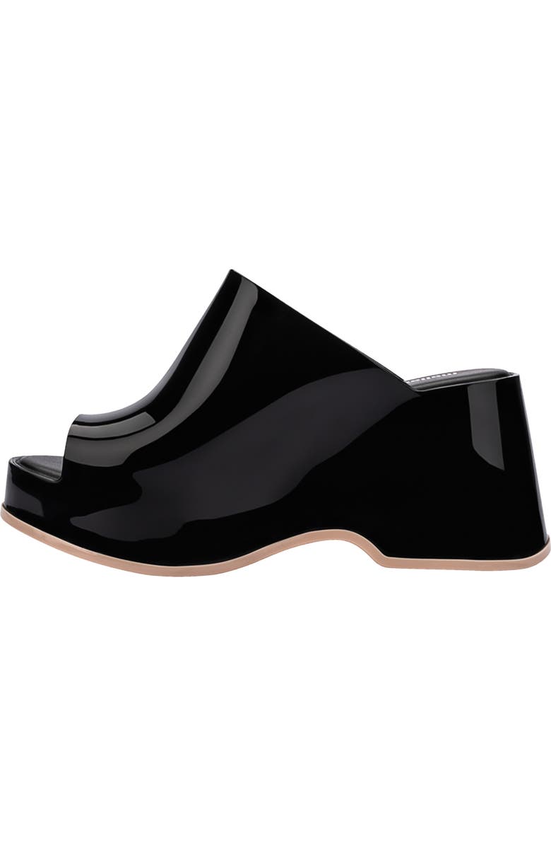 Melissa Patty Platform Slide Sandal, Alternate, color, Beige/Blck