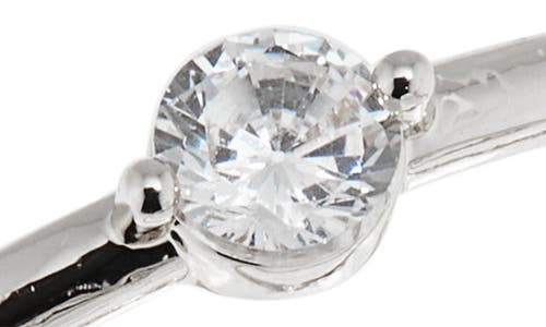 Nordstrom Rack Four-piece Cz & Faux Pearl Ring Set In Multi