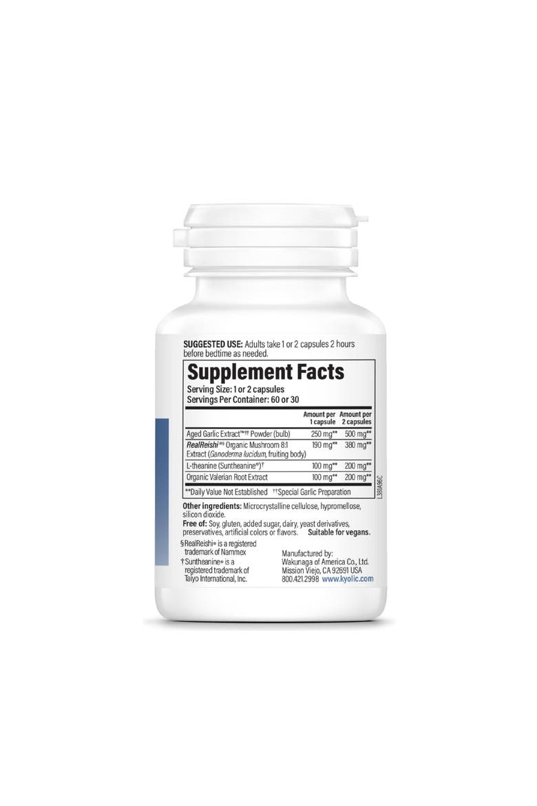 Sleep Mushroom Supplement for Restful Sleep and Relaxation 60 capsules, Alternate, color, None