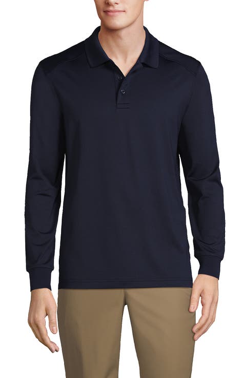 School Uniform  Long Sleeve Rapid Dry Polo Shirt