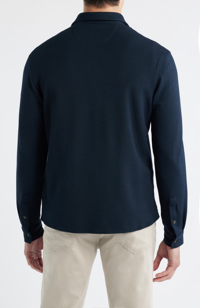 johnnie-O Highburry Long Sleeve Performance Polo, Alternate, color, Navy