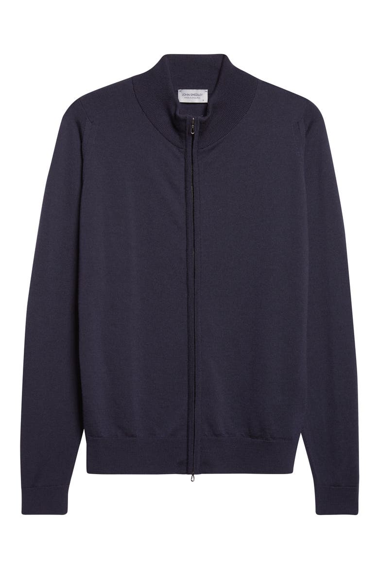 Claygate Merino Wool Cardigan, Alternate, color, MIDNIGHT