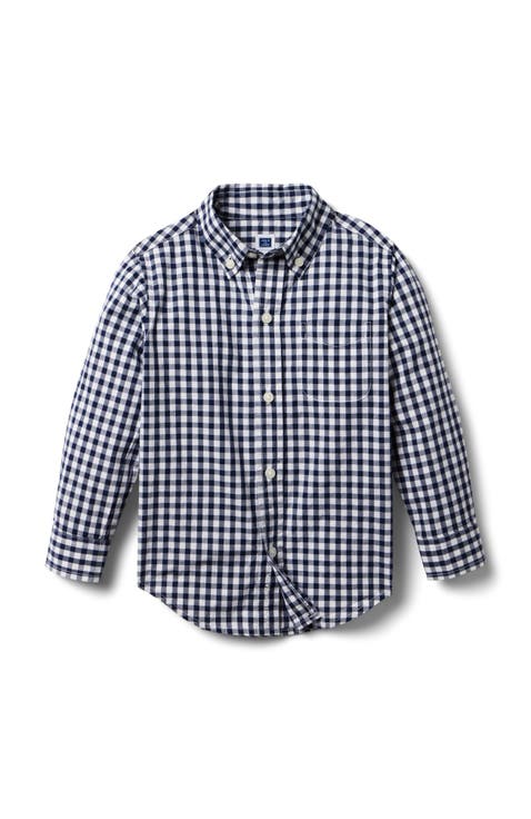 Gingham Poplin Shirt (Toddler)