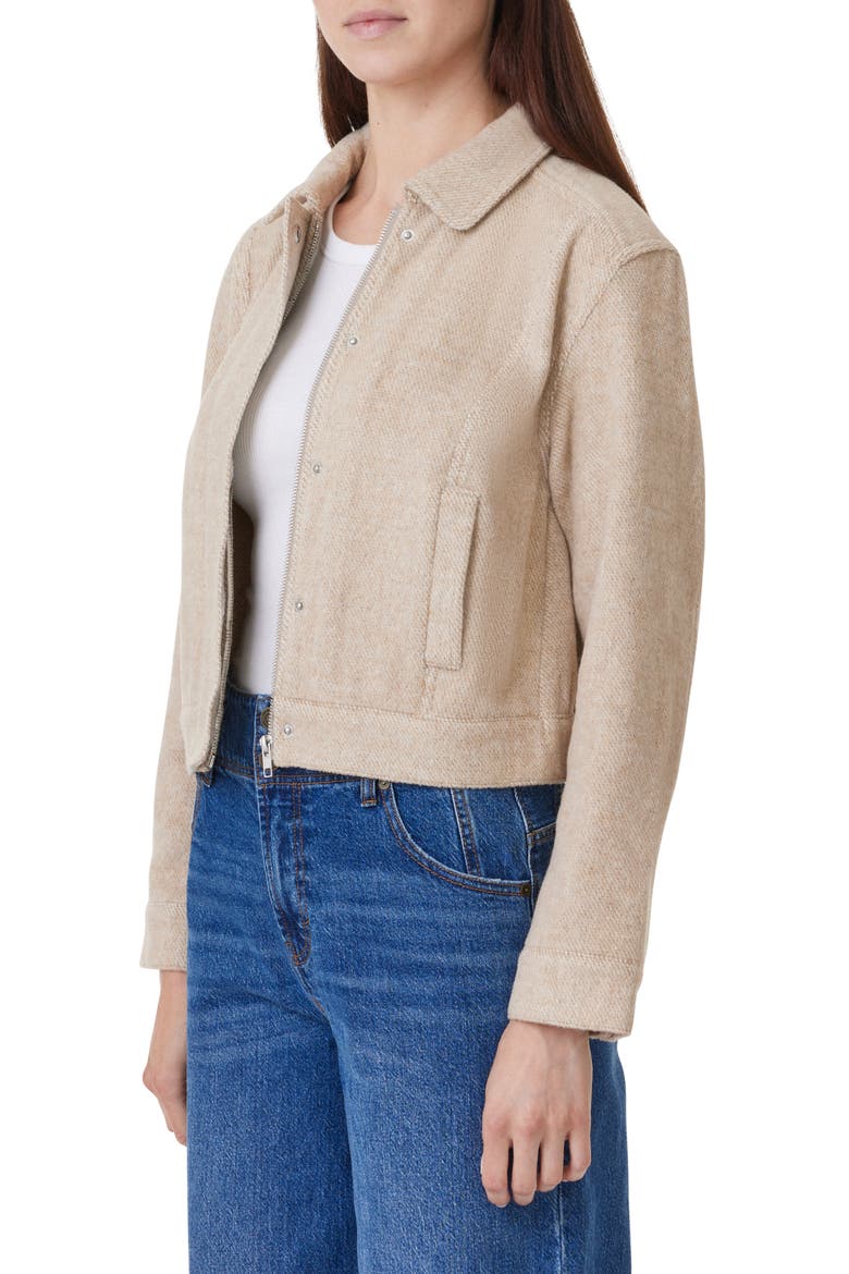 Brushed Twill Jacket, Alternate, color, OATMEAL
