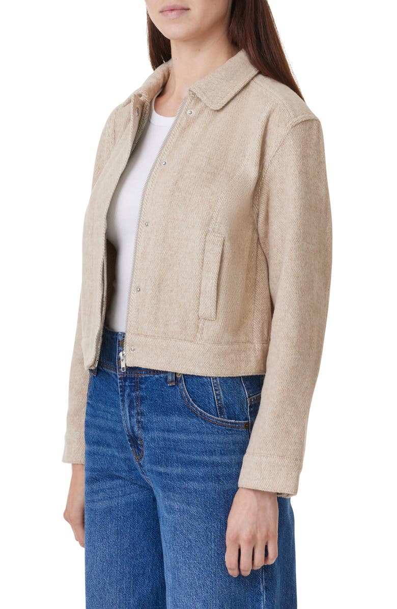 Habitual Brushed Twill Jacket, Alternate, color, Oatmeal