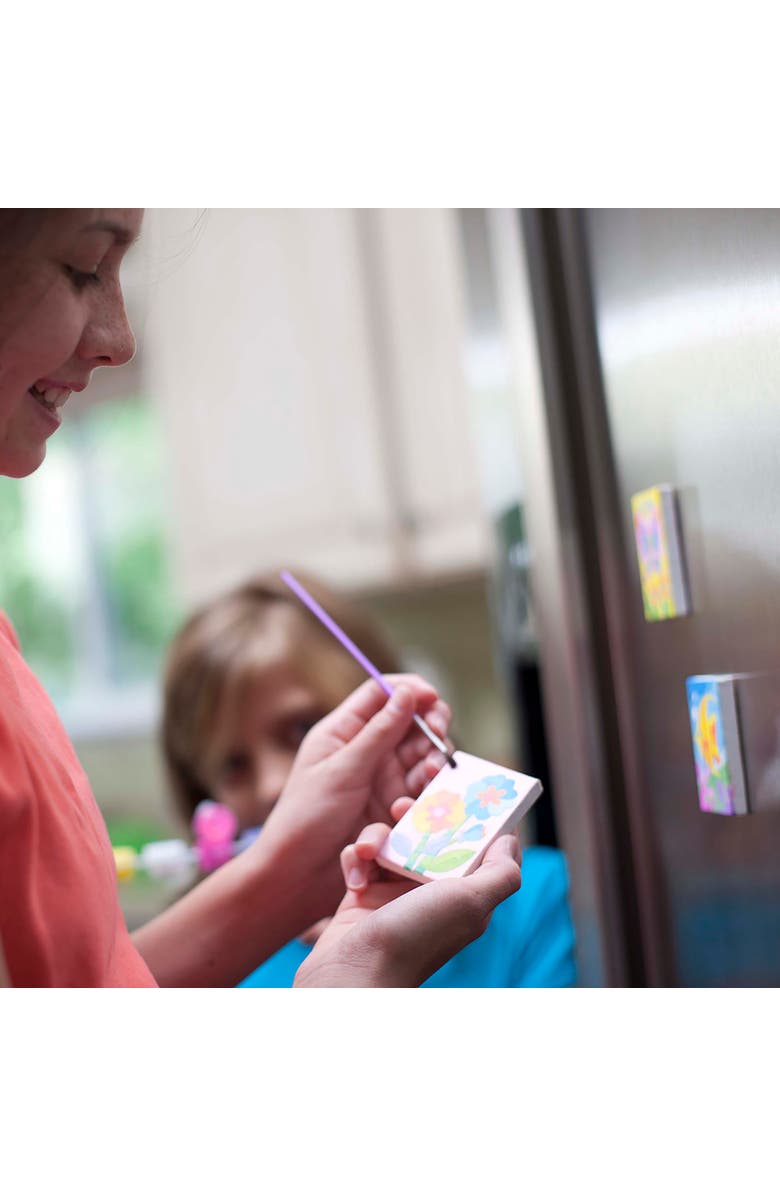 4M Magnetic Mini Tile Art Diy 12 Fridge Magnets Kit, Arts & Craft Set, Alternate, color, Multicolored