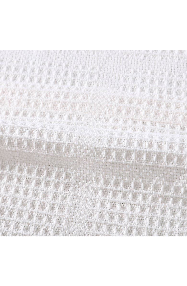 Kenneth Cole Essentials Waffle Knit Blanket, Alternate, color, White