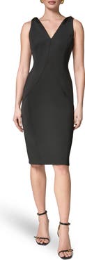 Donna Karan New York Shoulder Clasp Sheath Dress