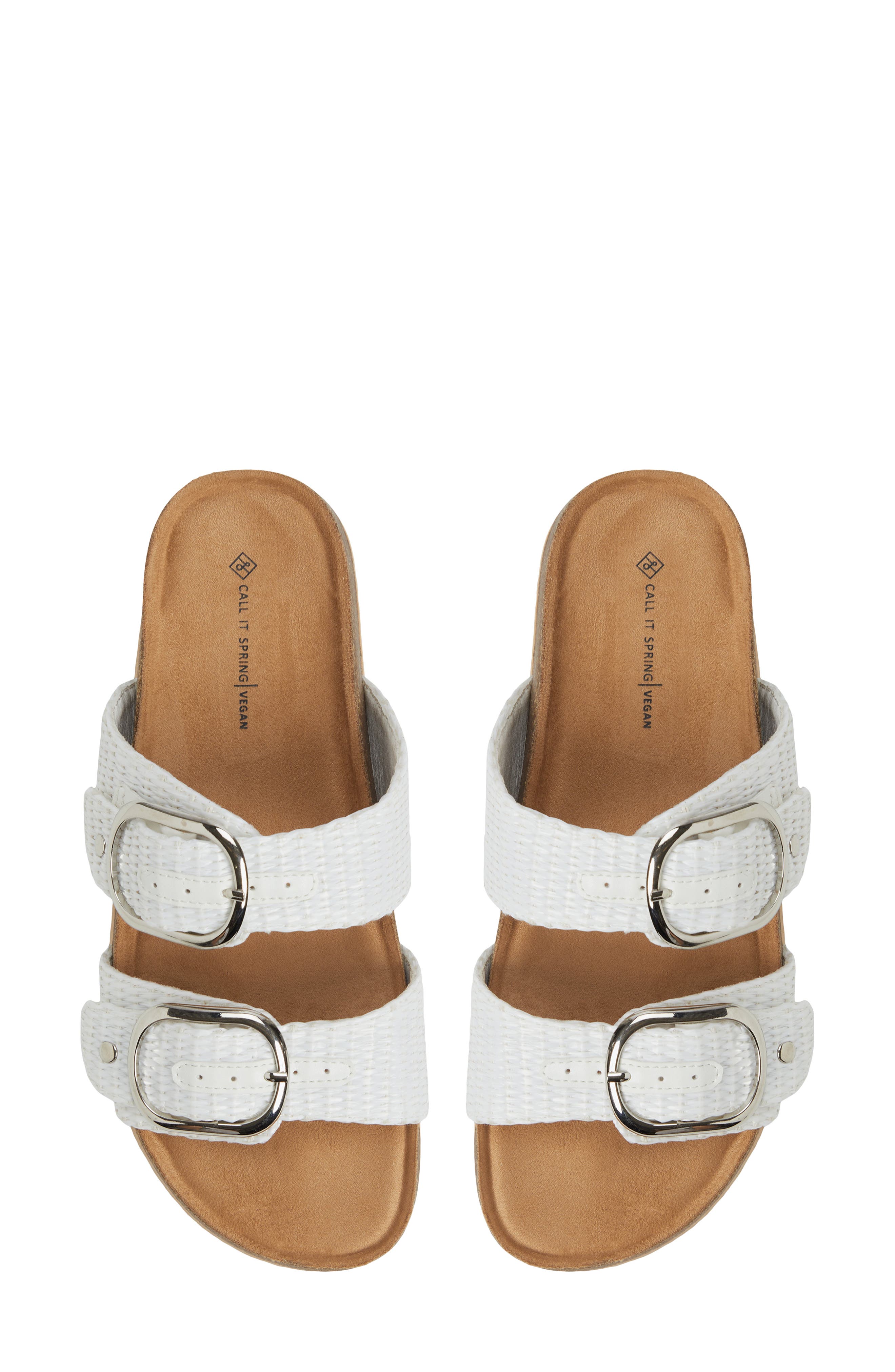 Mahina Slide Sandal, Alternate, color, WHITE