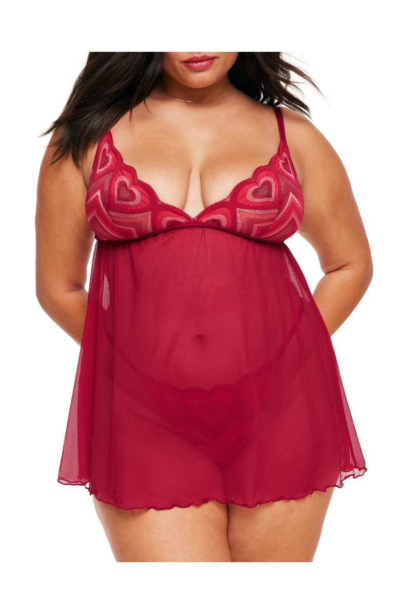 Adore Me Amorata Babydoll Lingerie, Main, color,