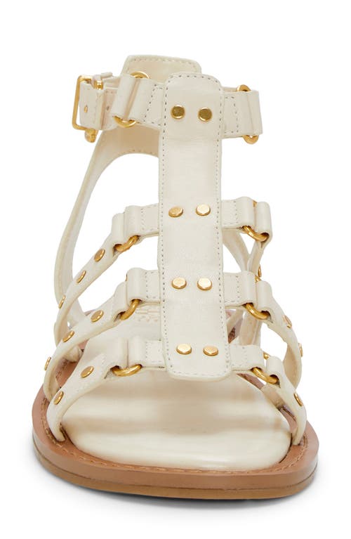 Vince Camuto Claira Gladiator Sandal In Panna Creme Smooth