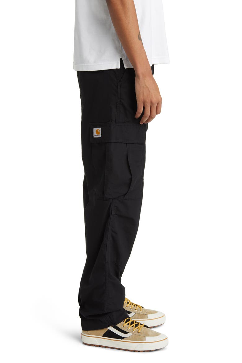 Cotton Ripstop Cargo Pants, Alternate, color, BLACK RINSED