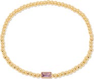 Brook and York Kylie Birthstone Beaded Stretch Bracelet