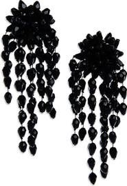 Isabel Marant Hanabi Beaded Clip-On Drop Earrings