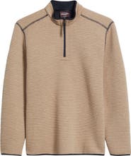Johnston & Murphy Reversible Quilted Quarter Zip Pullover