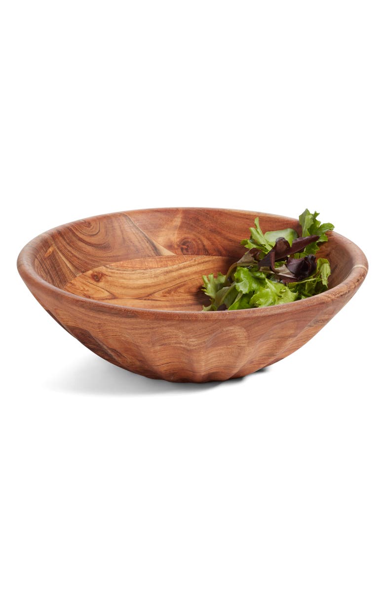 NORDSTROM AT HOME Large Wood Bowl, Alternate, color, 