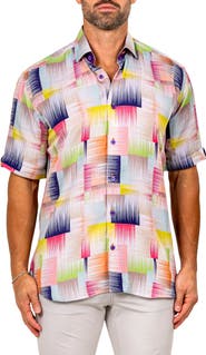 Maceoo Galileo Marthy Short Sleeve Button-Up Shirt