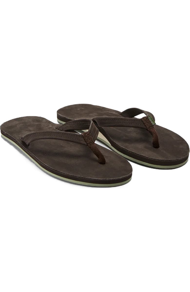 hari mari Fields Flip Flop, Main, color, Mocha/ Mint