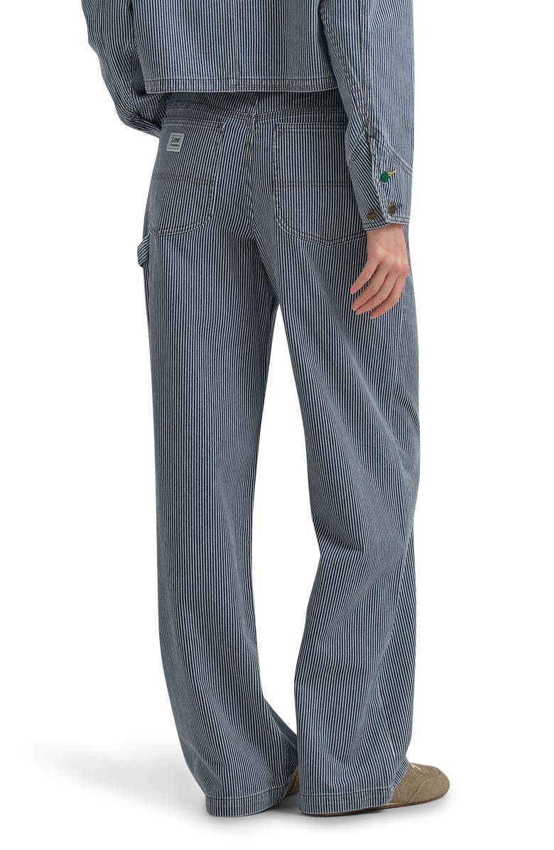 Lee x Crayola Carpenter Straight Leg Jeans, Alternate, color, Railroad Stripe