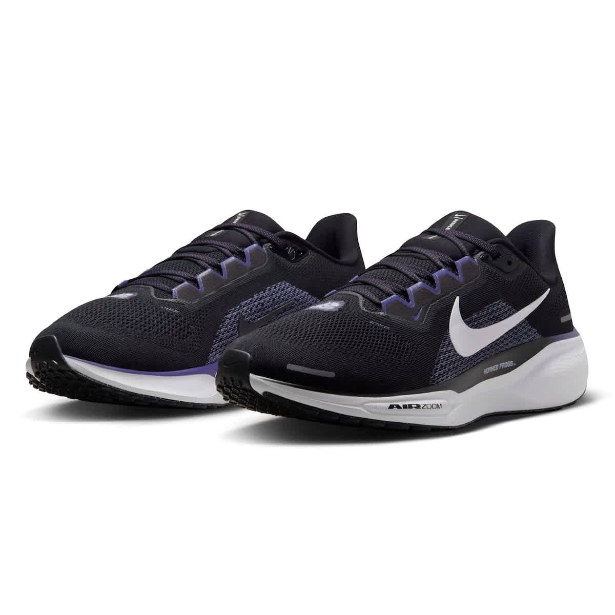 Nike Unisex Nike Black TCU Horned Frogs Zoom Pegasus 41 Running Shoes, Alternate, color, Black