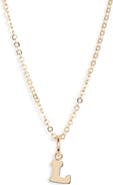 Nashelle Initial Pendant Necklace