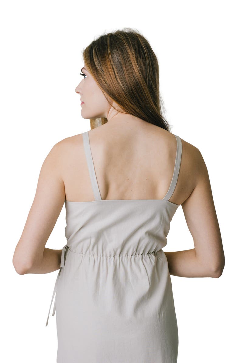 Hope & Henry Women's Ruffle Hem Wrap Dress, Alternate, color,